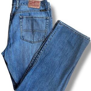 Lucky Brand Men’s 38/32 Dungarees 100% Cotton Jeans Straight Vintage (38”x31”)